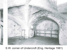1981 Undercroft of 14th century hall house (English Heritage)