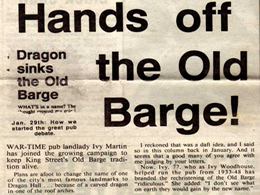 1986 'Hands Off The Old Barge' (EEN)