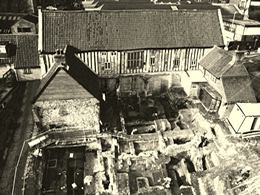 1997 - 98 Aerial shot of archaeology