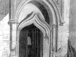 c.1330 Original hall house entrance by John Crome 1817